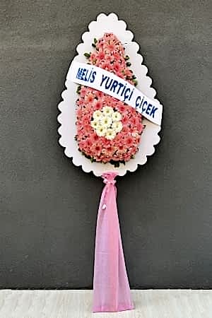 Pembe - Beyaz Ayaklı Sepet